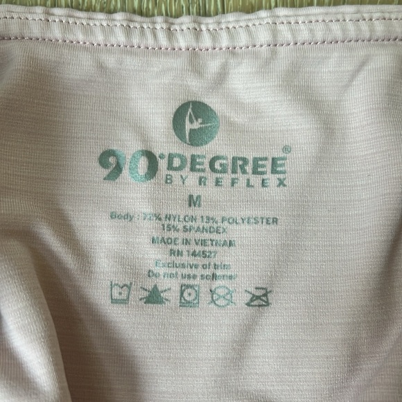 NWOT Medium Baby Pink Leggings. Full / Floor / Ankle Length. 7/8 Length. - Picture 6 of 11